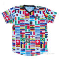 Full Sublimation Colorful Printing Soccer Jersey